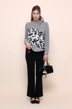 Pantalon Flare Femme Velours Côtelé