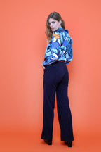 Pantalon Flare Femme Velours Côtelé