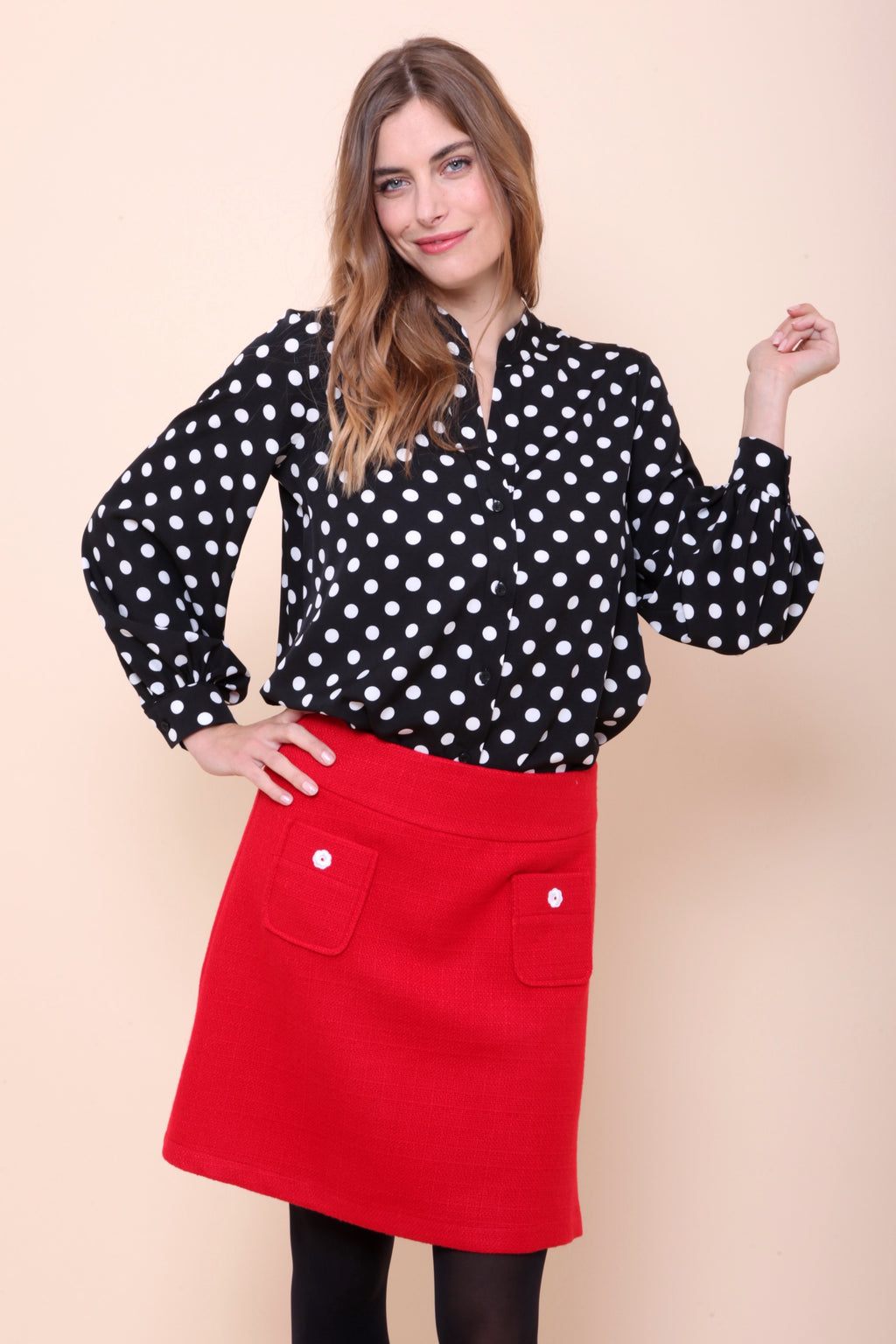 Blouse Femme à Pois