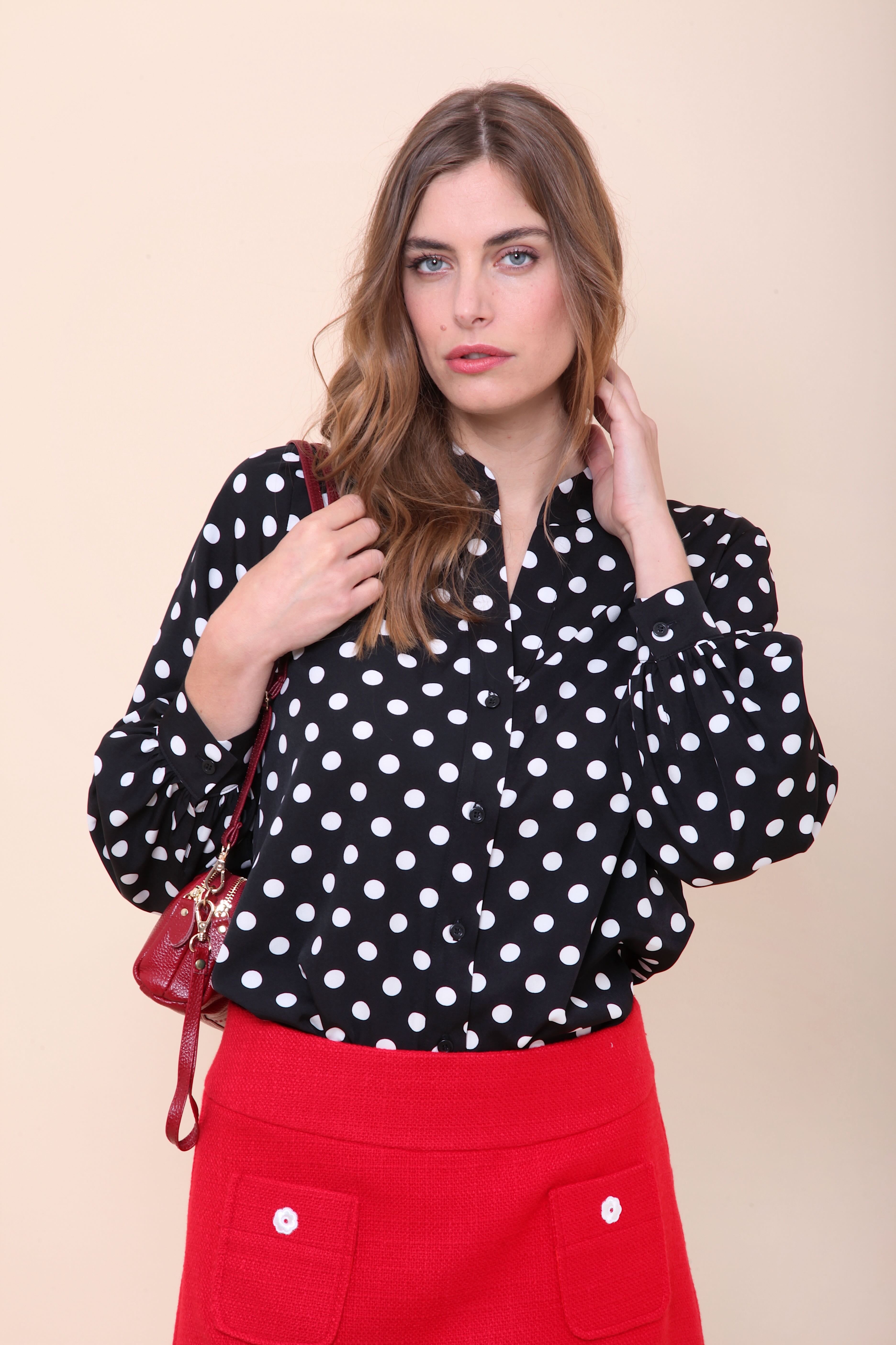 Blouse Femme à Pois