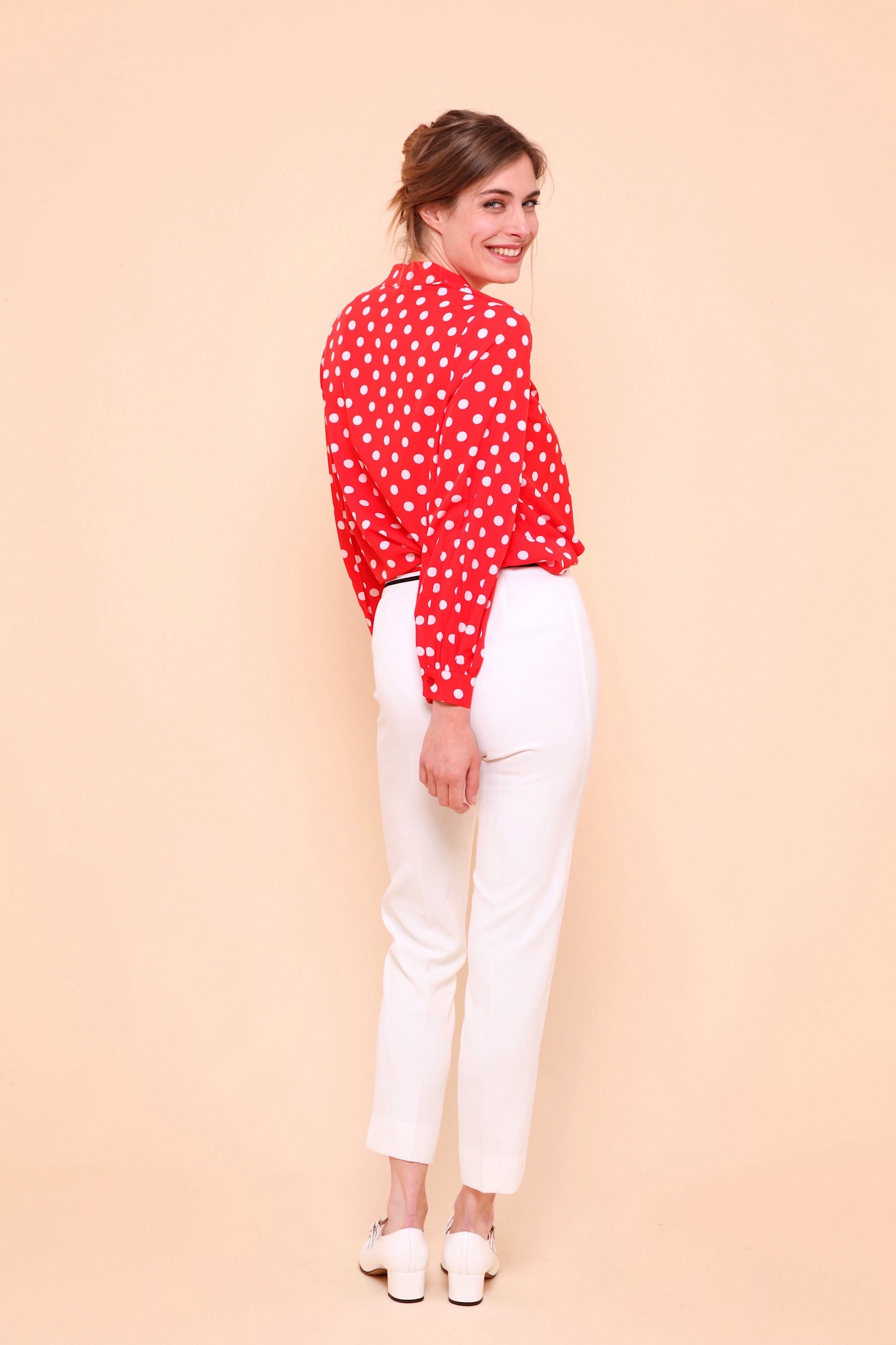 Blouse Femme à Pois