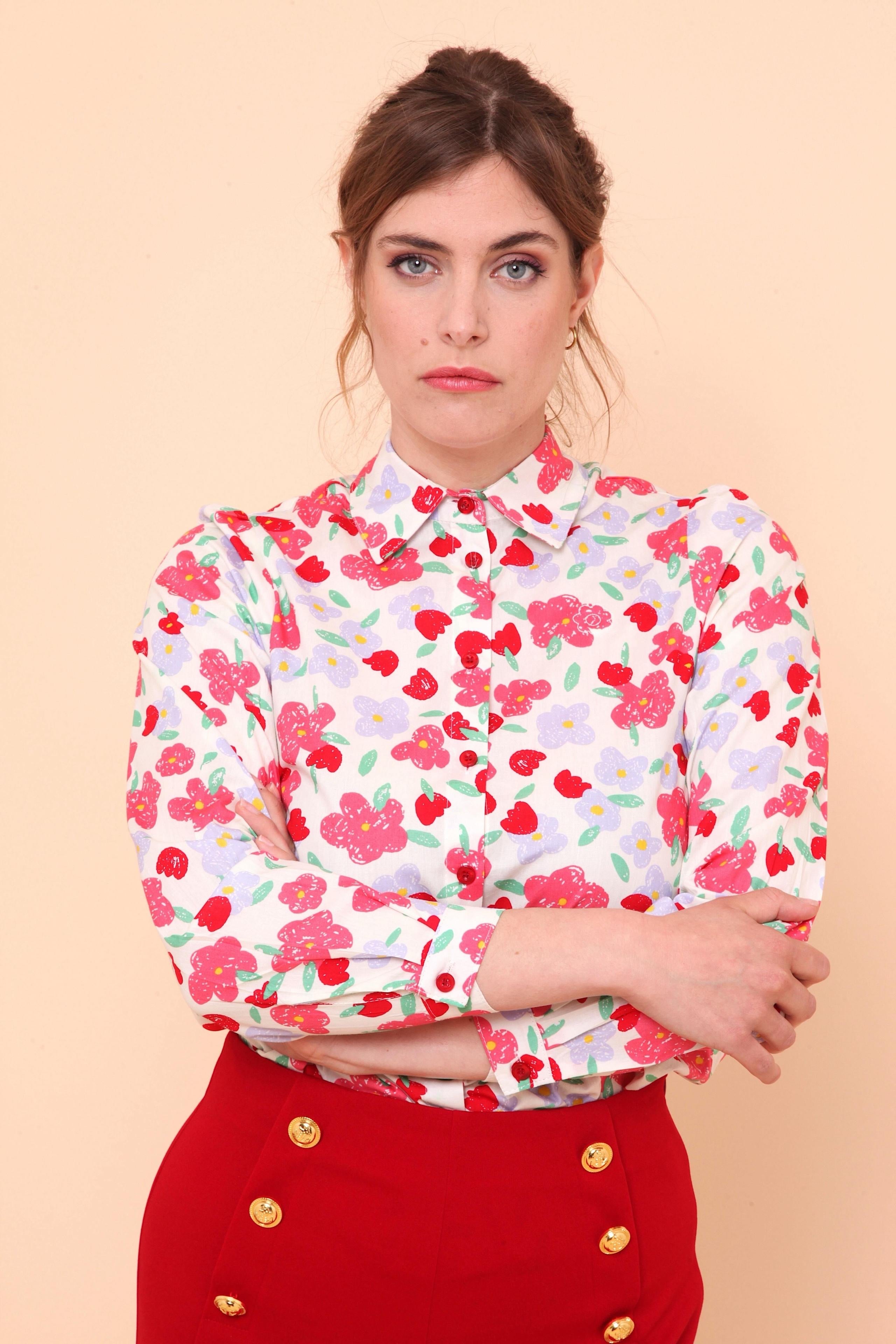 Blouse Élégante Manches Longues