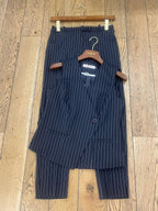 Tailleur Pantalon Femme Veste Manches Courtes